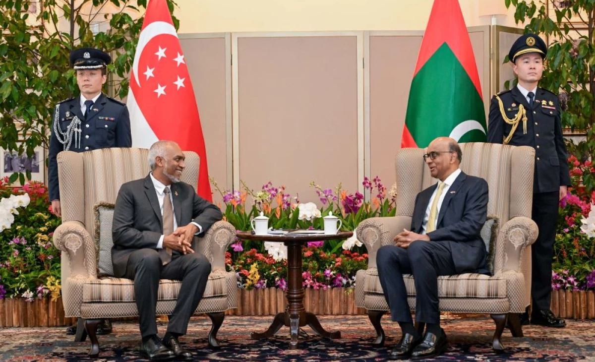 President Dr. Muizzu hails growing trust in Singapore-Maldives ties on national day