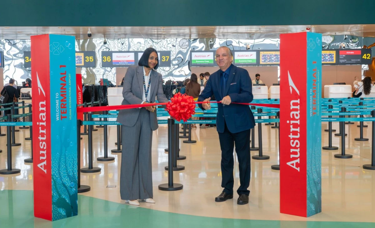 Austrian Airlines begins operations at VIA’s new terminal 1