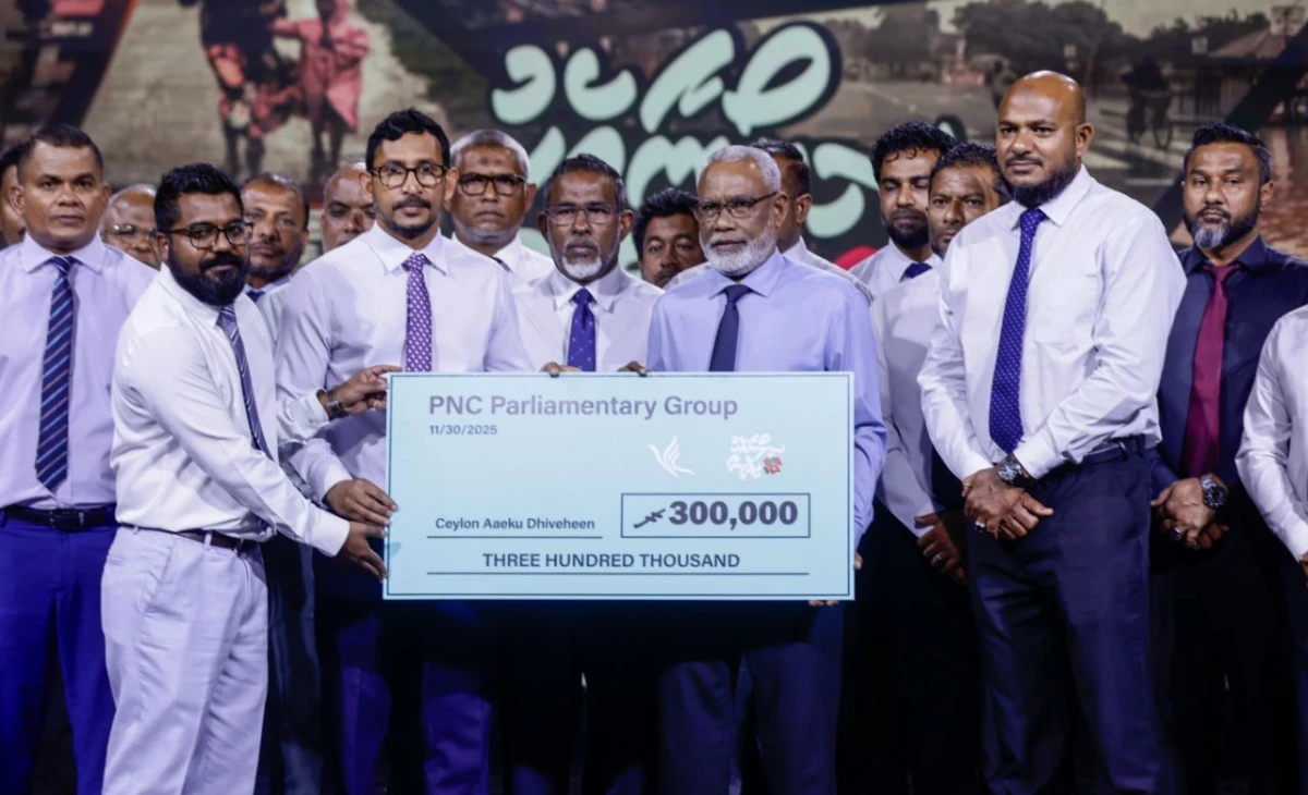 PNC’s PG group donates MVR 300,000 to aid Sri Lanka’s relief efforts