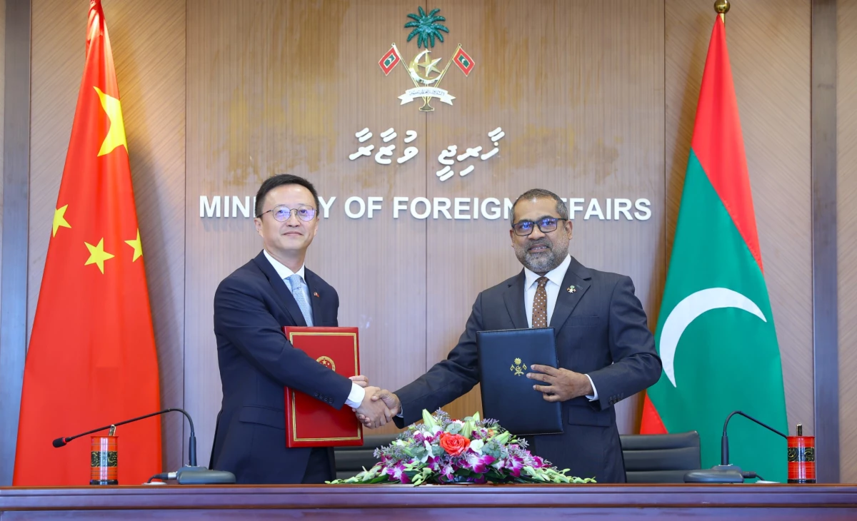 Maldives, China sign USD 85 Million development cooperation agreement