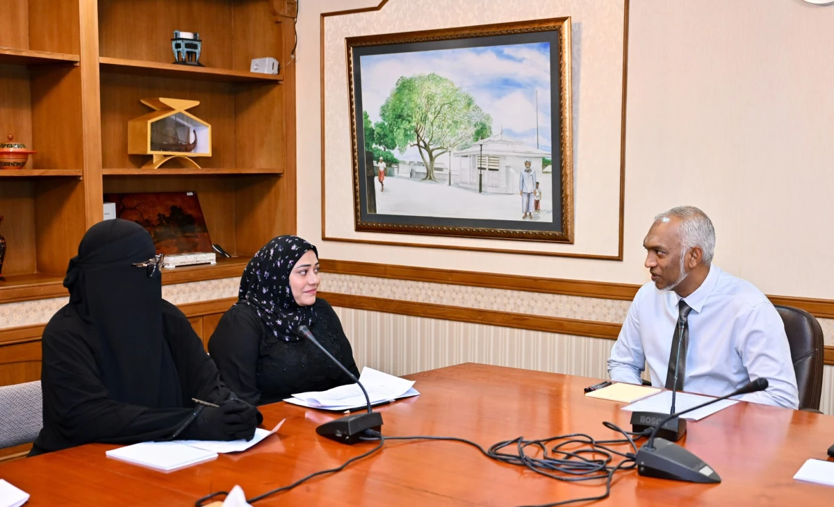 President Dr. Muizzu pledges priority action on concerns of parents of children with autism