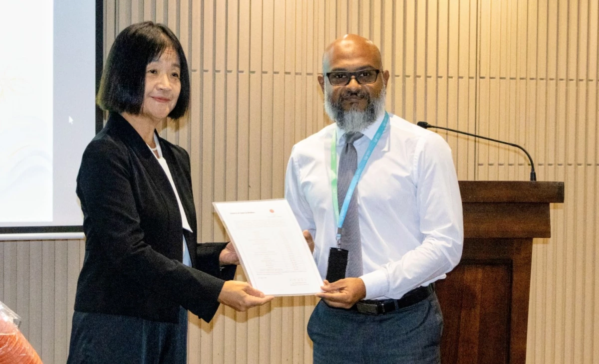 Japan provides USD 4.3M disaster response equipment to Maldives
