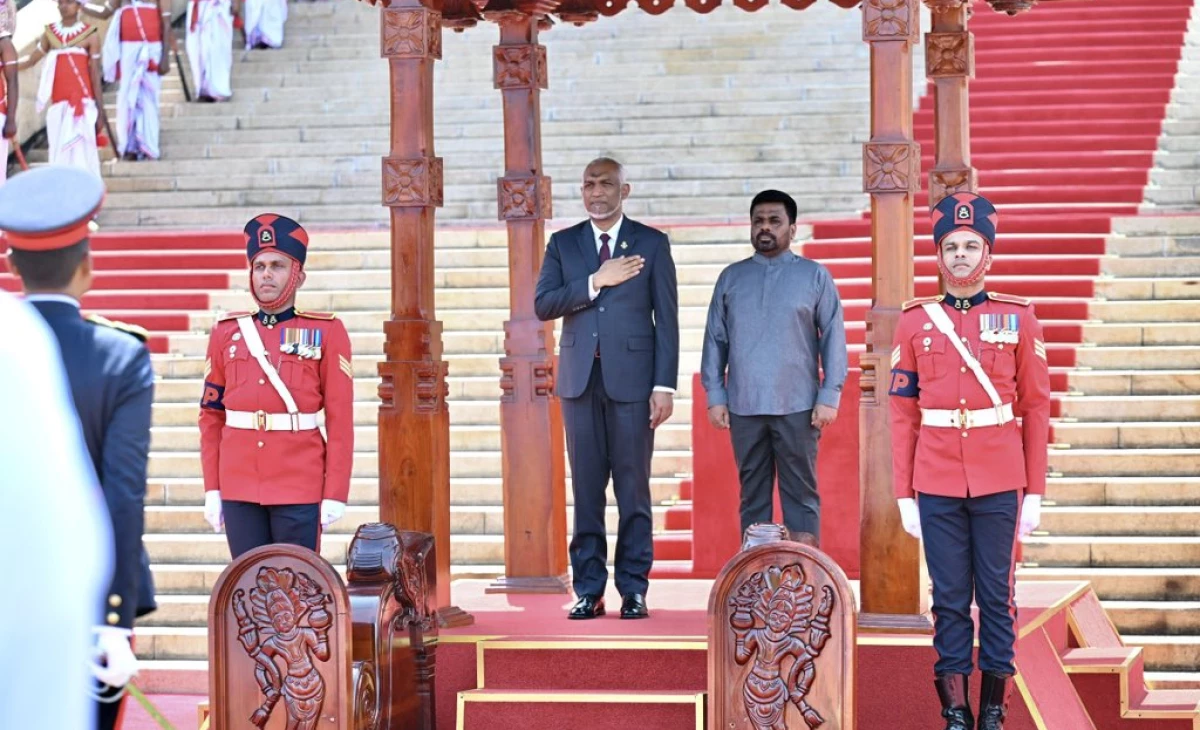 Sri Lanka hosts President Dr. Muizzu with full state honours
