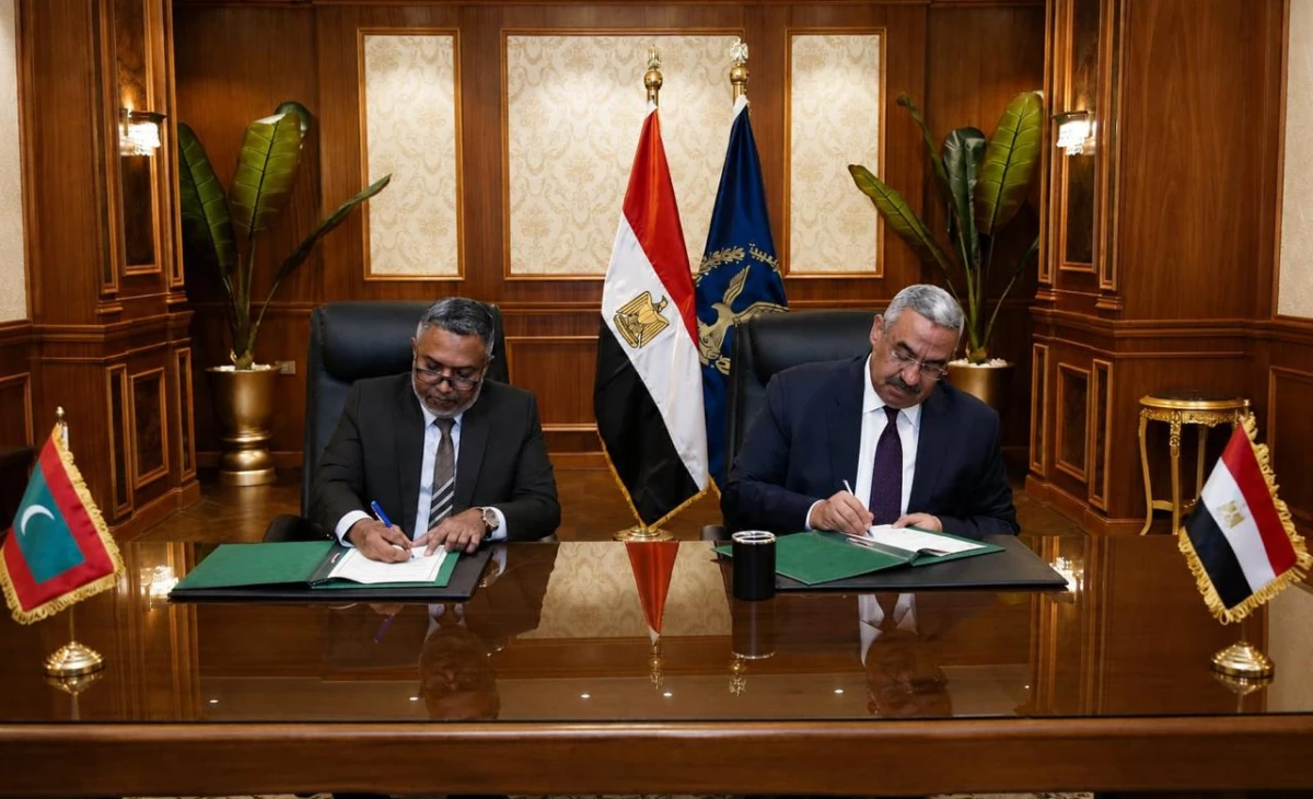 Maldives, Egypt sign MoU to boost internal security cooperation