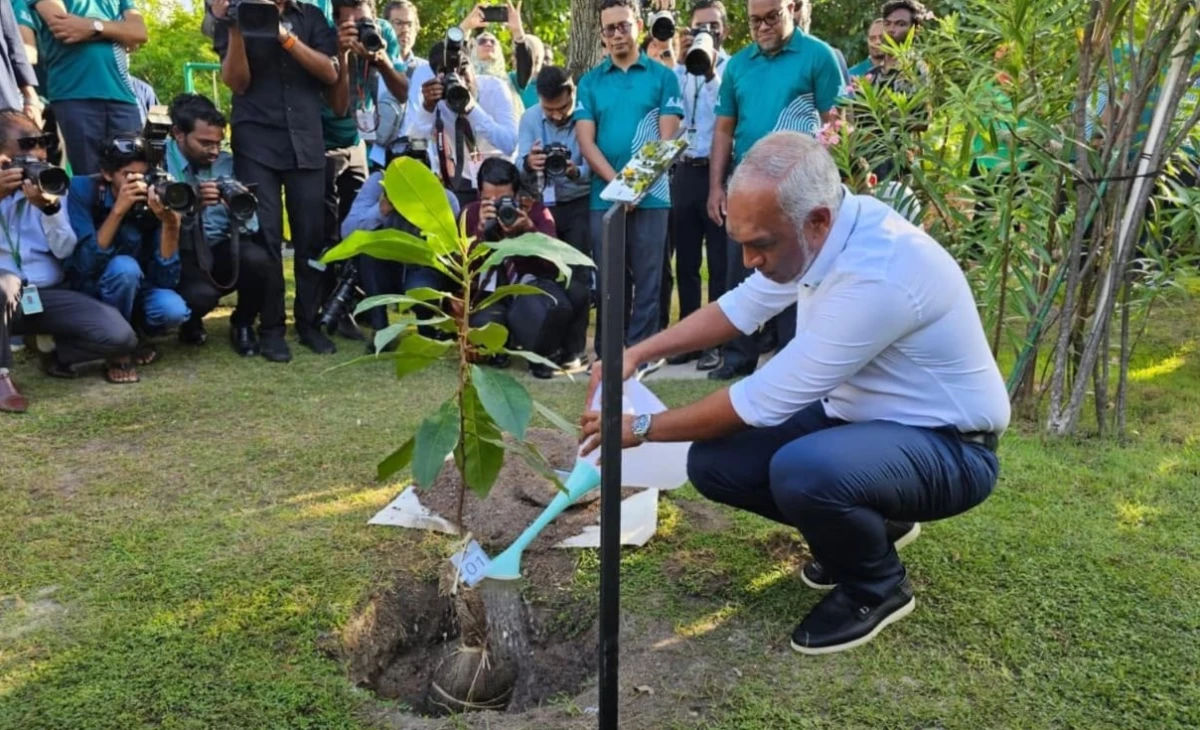 President allocates MVR 7 million annually for environmental protection