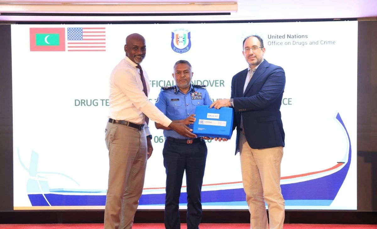 US strengthens Maldives' anti-drug efforts with 150 field test kits