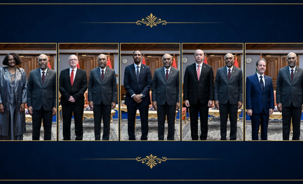 President Dr. Muizzu receives credentials from five non-resident ambassadors