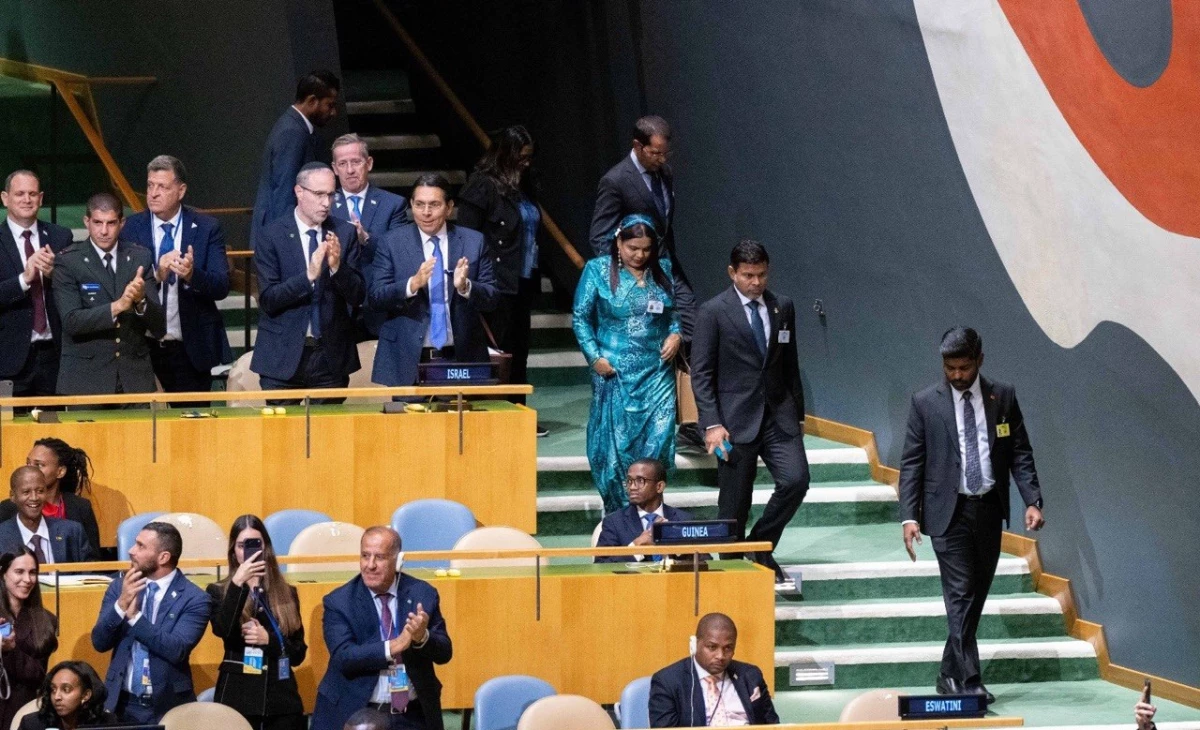 Maldives joins UN walkout during Netanyahu’s general assembly address