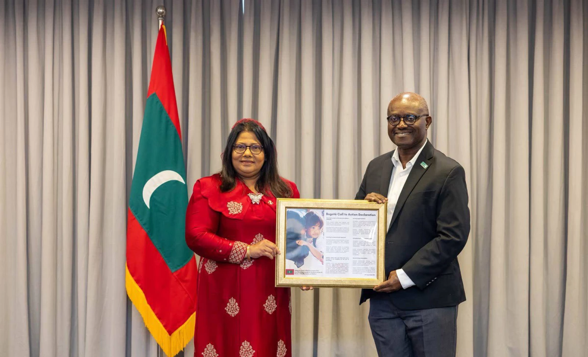 Maldives signs global call to end violence against children